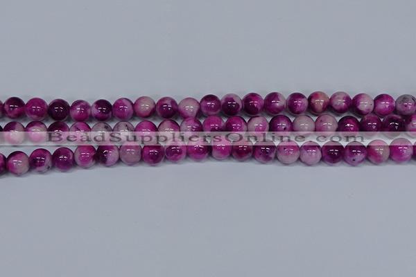 CMJ529 15.5 inches 10mm round rainbow jade beads wholesale