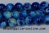 CMJ542 15.5 inches 8mm round rainbow jade beads wholesale