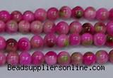 CMJ547 15.5 inches 4mm round rainbow jade beads wholesale