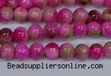 CMJ548 15.5 inches 6mm round rainbow jade beads wholesale