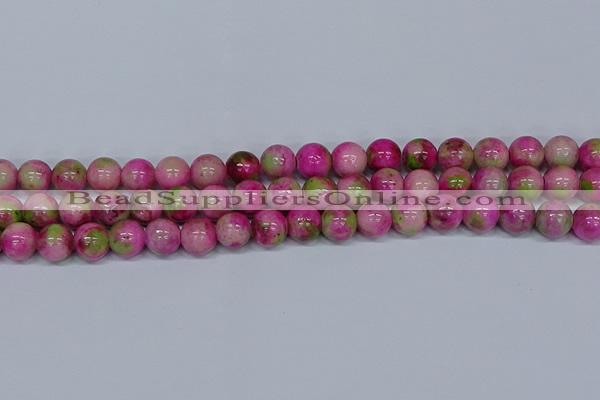 CMJ551 15.5 inches 12mm round rainbow jade beads wholesale