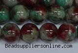 CMJ572 15.5 inches 12mm round rainbow jade beads wholesale