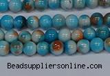 CMJ575 15.5 inches 4mm round rainbow jade beads wholesale