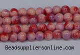 CMJ617 15.5 inches 4mm round rainbow jade beads wholesale