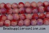 CMJ618 15.5 inches 6mm round rainbow jade beads wholesale