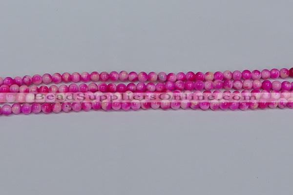 CMJ638 15.5 inches 4mm round rainbow jade beads wholesale