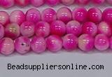 CMJ639 15.5 inches 6mm round rainbow jade beads wholesale