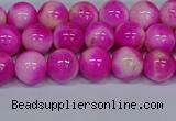 CMJ640 15.5 inches 8mm round rainbow jade beads wholesale