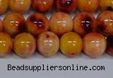 CMJ648 15.5 inches 10mm round rainbow jade beads wholesale