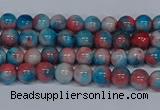 CMJ659 15.5 inches 4mm round rainbow jade beads wholesale