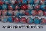 CMJ660 15.5 inches 6mm round rainbow jade beads wholesale