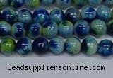 CMJ667 15.5 inches 6mm round rainbow jade beads wholesale