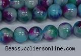 CMJ689 15.5 inches 8mm round rainbow jade beads wholesale