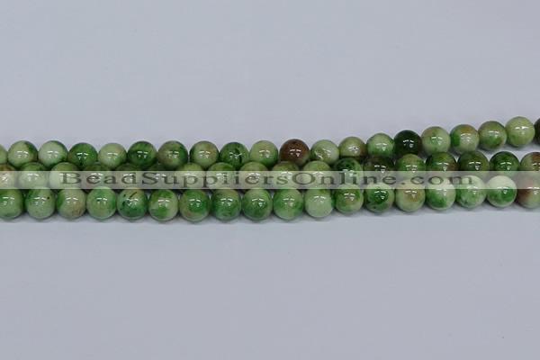 CMJ704 15.5 inches 10mm round rainbow jade beads wholesale