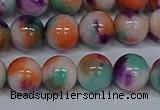 CMJ725 15.5 inches 10mm round rainbow jade beads wholesale