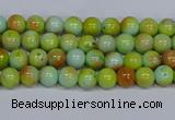 CMJ736 15.5 inches 4mm round rainbow jade beads wholesale