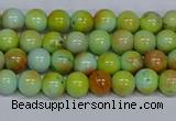 CMJ737 15.5 inches 6mm round rainbow jade beads wholesale