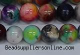 CMJ754 15.5 inches 12mm round rainbow jade beads wholesale