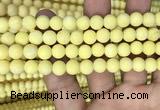 CMJ807 15.5 inches 8mm round matte Mashan jade beads wholesale