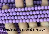 CMJ816 15.5 inches 6mm round matte Mashan jade beads wholesale