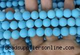 CMJ838 15.5 inches 10mm round matte Mashan jade beads wholesale