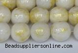 CMJ902 15.5 inches 8mm round Mashan jade beads wholesale