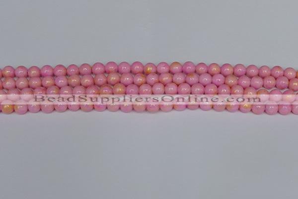 CMJ915 15.5 inches 4mm round Mashan jade beads wholesale