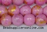 CMJ917 15.5 inches 8mm round Mashan jade beads wholesale