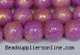 CMJ922 15.5 inches 8mm round Mashan jade beads wholesale