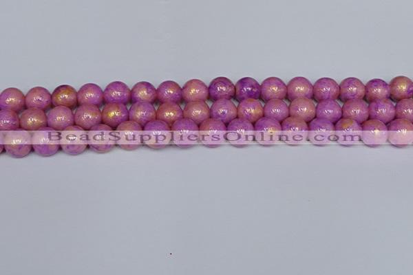 CMJ922 15.5 inches 8mm round Mashan jade beads wholesale