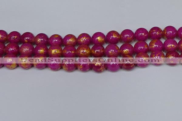 CMJ928 15.5 inches 10mm round Mashan jade beads wholesale