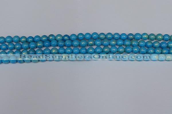 CMJ950 15.5 inches 4mm round Mashan jade beads wholesale