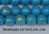 CMJ951 15.5 inches 6mm round Mashan jade beads wholesale