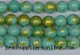 CMJ970 15.5 inches 4mm round Mashan jade beads wholesale