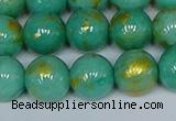 CMJ973 15.5 inches 10mm round Mashan jade beads wholesale