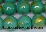 CMJ974 15.5 inches 12mm round Mashan jade beads wholesale