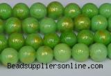 CMJ975 15.5 inches 4mm round Mashan jade beads wholesale