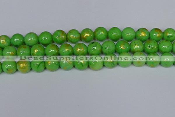 CMJ978 15.5 inches 10mm round Mashan jade beads wholesale