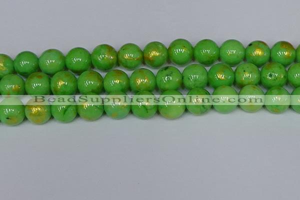 CMJ979 15.5 inches 12mm round Mashan jade beads wholesale