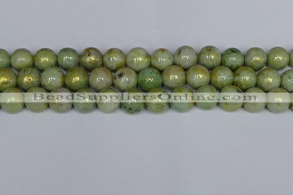 CMJ984 15.5 inches 12mm round Mashan jade beads wholesale