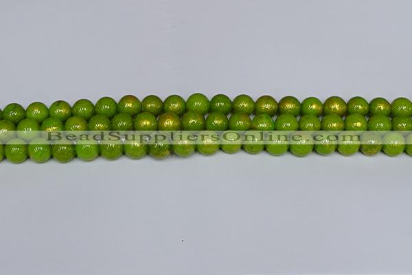 CMJ986 15.5 inches 6mm round Mashan jade beads wholesale