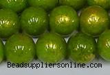 CMJ988 15.5 inches 10mm round Mashan jade beads wholesale