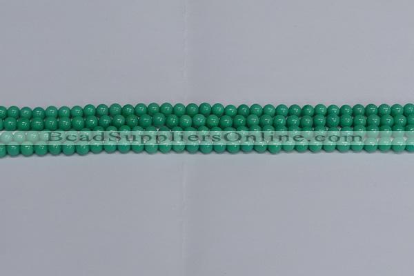 CMJ99 15.5 inches 4mm round Mashan jade beads wholesale