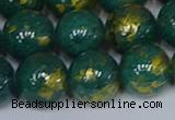 CMJ993 15.5 inches 10mm round Mashan jade beads wholesale