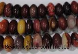 CMK221 15.5 inches 6*10mm rondelle mookaite gemstone beads