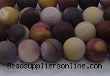 CMK292 15.5 inches 8mm round matte mookaite beads wholesale