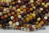 CMK57 15.5 inches 6mm round mookaite gemstone beads wholesale