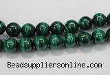 CMN150 AA grade 6mm round natural malachite beads Wholesale