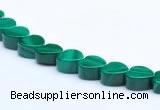 CMN18 A grade 3*6mm heart natural malachite beads Wholesale