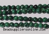 CMN202 15.5 inches 4mm round natural malachite beads wholesale